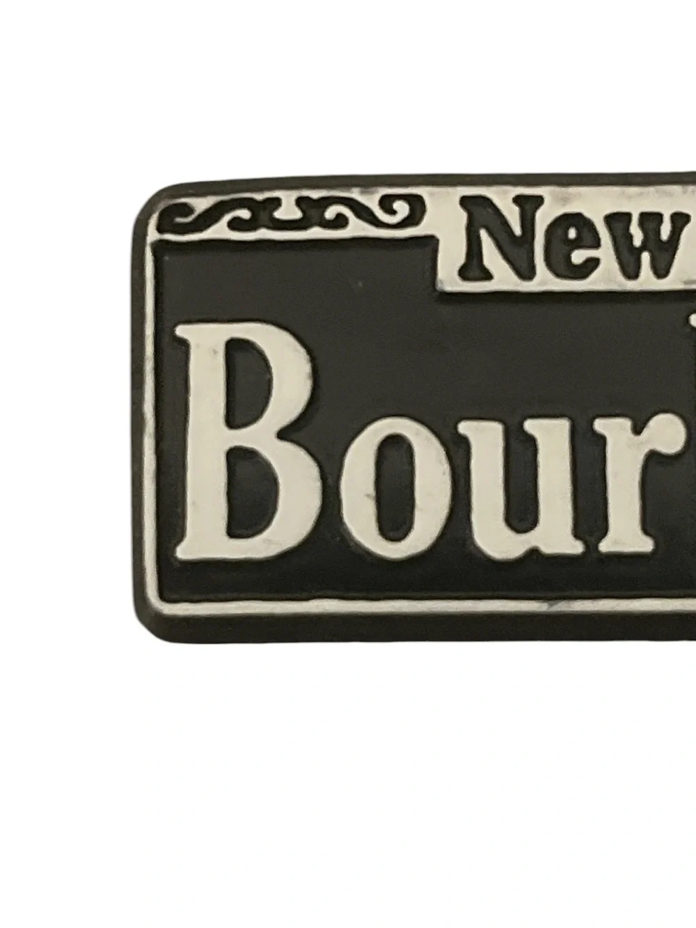 Lot of 2 New Orleans Bourbon St. Rubber Refrigerator Magnet Novelty Travel Jazz